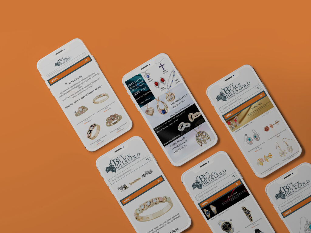 Buy Black Hills Gold - A Contemprory and Niche Designer Goldwear Brand - Magento Website Design and Development - A Complete ECommerce Experience with Features and Functionalities - Payment Checkout Gatewat Subscriptions