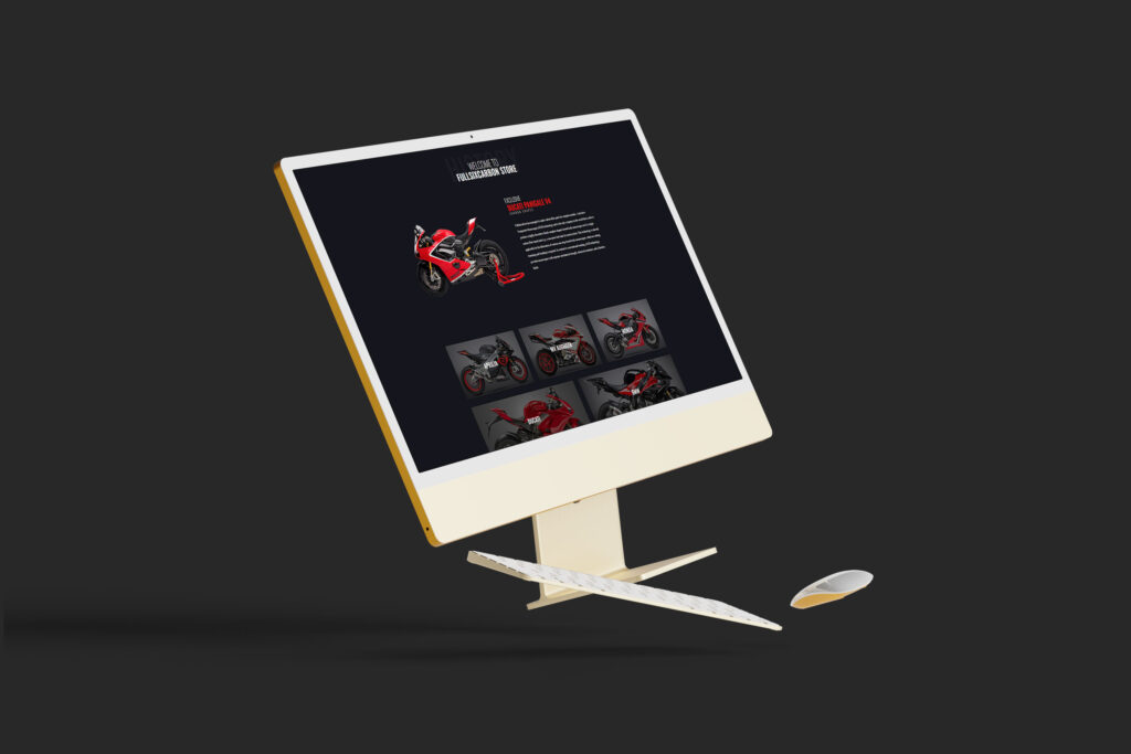 Full Six Carbon - Carbon Fibre Motor Cycle Products - Magento WordPress WooCommerce Website Design and Development - ECommerce Features and Responsive Website Design